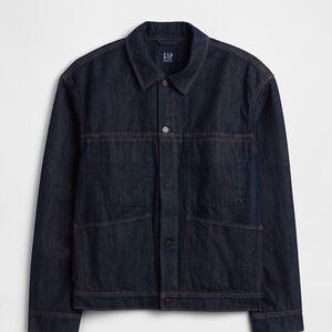 GAP Men’s Dark Blue Denim Shirt Jacket